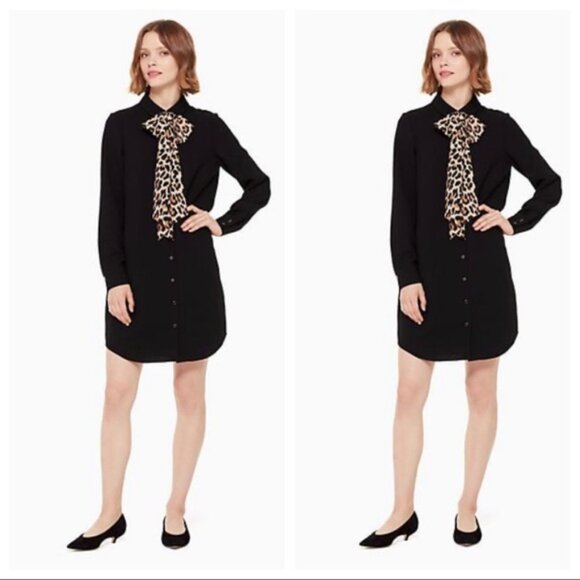 KATE SPADE Griffin Dress In Black - Picture 1 of 8